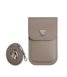 Guess Grained Triangle Logo PU Leather Wallet Case (Brown - GUCWBPGTSPSW)