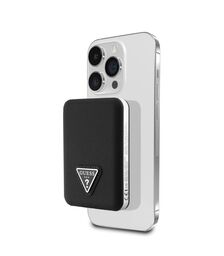 Guess Grained Triangle Logo Magsafe Powerbank 5000mAh 15W (Black - GUPB5FPGTSPSK)