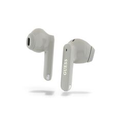 Guess Elongated Metallic Classic Printed Logo True Wireless ENC Earphones (Gold - GUTWSC2MCDSD)