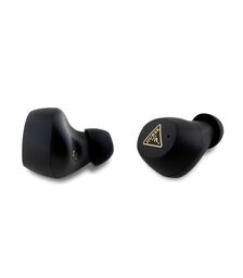 Guess Grained Printed Classic Logo True Wireless ENC Earphones (Black - GUTWSPGTSPSK)