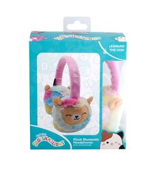 Lazerbuilt Squishmallows Leonard the Lion – Λούτρινα Ασύρματα Παιδικά Ακουστικά με Μικρόφωνο