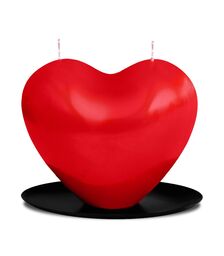 Melting Heart Candle – Αρωματικό Κερί Καρδιάς με Άρωμα Τριαντάφυλλο