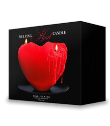 Melting Heart Candle – Αρωματικό Κερί Καρδιάς με Άρωμα Τριαντάφυλλο