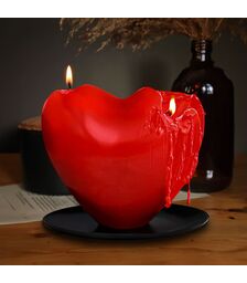 Melting Heart Candle – Αρωματικό Κερί Καρδιάς με Άρωμα Τριαντάφυλλο