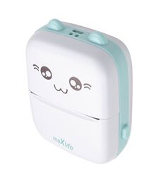 Maxlife Bluetooth thermal printer MXTP-100 pink - Παιδική ψηφιακή φωτογραφική μηχανή στιγμιαιας εκτύπωσης σε Μπλέ χρώμα