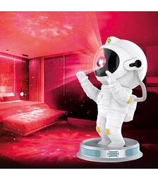 The Source –  Spaceman Projector – Προβολέας & Φωτιστικό Νυκτός με 8 Εφέ Νεφελώματος και Περιστρεφόμενο Κράνος