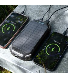 QI Solar Powerbank 20.000 mAh – Ισχυρό και Φιλικό προς το Περιβάλλον Φορητό Powerbank