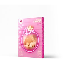 Forever Light Neon Mirror LED Sleeping Queen/Warm White Pink - Διακοσμητικός Καθρέπτης με LED Neon