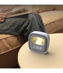 Forever Light Alarm clock with LED Bunny night light - Νυχτερινό φωτάκι / ξυπνητήρι με ενσωματωμένη φιγούρα Κούνελου