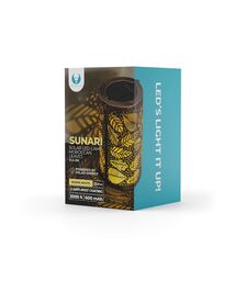 Forever Light Solar LED lamp Moroccan leaves SUNARI FLS-210 - Φωτιστικό LED Εξωτερικού Χώρου σε καφέ χρώμα