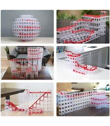 MagnetCubes CoasterCubes AdvancedPack by DesignNest – Αρθρωτό μαγνητικό Παιχνίδι για παιδιά 6 ετών και άνω (DH0241/COSTCB)