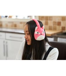 Lazerbuilt Squishmallows Fifi the Fox – Λούτρινα Ασύρματα Παιδικά Ακουστικά με Μικρόφωνο