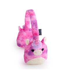 Lazerbuilt Squishmallows Lola the Unicorn – Λούτρινα Ασύρματα Παιδικά Ακουστικά με Μικρόφωνο