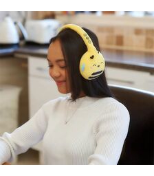 Lazerbuilt Squishmallows Sunny The Bee – Λούτρινα Ασύρματα Παιδικά Ακουστικά με Μικρόφωνο