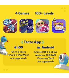 Plugo Tacto Laser by PlayShifu Σύστημα παιδικού παιχνιδιού που μετατρέπει το tablet σας σε Διαδραστικό Επιτραπέζιο Παιχνίδι