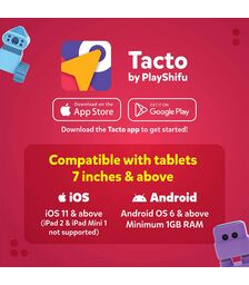 Plugo Tacto Coding by PlayShifu Σύστημα παιδικού παιχνιδιού που μετατρέπει το tablet σας σε Διαδραστικό Επιτραπέζιο Παιχνίδι