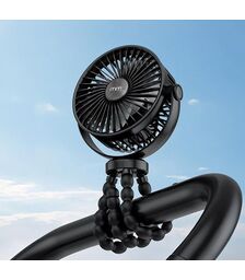 Flex Fan – Φορητός Ανεμιστήρας με Ενσωματωμένο Power Bank και Ευέλικτη Βάση