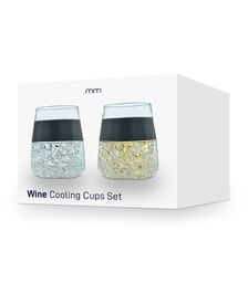 Wine Cooling Cups – Σετ 2 Ποτηριών Κρασιού με Θερμομονωτική Τσάντα