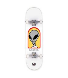 ALIEN WORKSHOP Believe Complete Skateboard 8'' - Λευκό