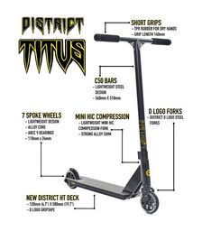 District Titus Πατίνι - Ano Gold/Black