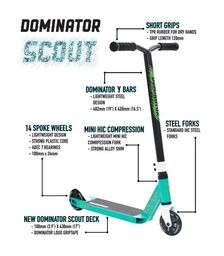 Dominator Scout Πατίνι (Scooter) -  Μπλε/Γκρι