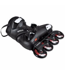POWERSLIDE  Imperial One 80 Black Crimson Πατίνια Χρώμα (Μαύρο), Μέγεθος (35-36)