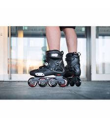 POWERSLIDE  Imperial One 80 Black Crimson Πατίνια Χρώμα (Μαύρο), Μέγεθος (35-36)