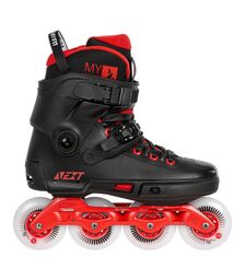 POWERSLIDE Next Black Red 80 Urban Πατίνια - Μαύρο/Κόκκινο Χρώμα (Μαύρο-Κόκκινο), Μέγεθος (38-39)
