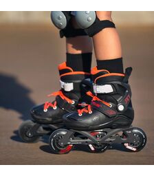 POWERSLIDE Jet Pro Black Αυξομειούμενα Πατίνια Χρώμα (Μαύρο), Μέγεθος (31-34)