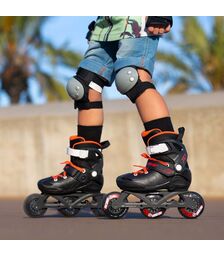 POWERSLIDE Jet Pro Black Αυξομειούμενα Πατίνια Χρώμα (Μαύρο), Μέγεθος (31-34)