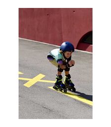 ROLLERBLADE Microblade 3WD 2021 Αυξομειούμενα Πατίνια - Blue Royal/Lime Χρώμα (Μαύρο-Μπλε-Κίτρινο), Μέγεθος (28-32)