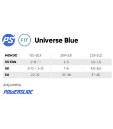 POWERSLIDE PHU Universe Αυξομειούμενα Inline Skates - Μπλε Χρώμα (Μπλε), Μέγεθος (33-36)