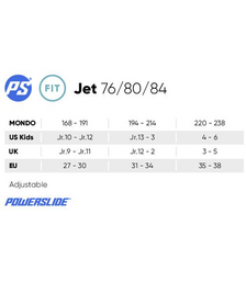 POWERSLIDE Jet Pro Black Αυξομειούμενα Πατίνια Χρώμα (Μαύρο), Μέγεθος (31-34)