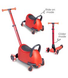 Yvolution YGlider Luna Πατίνι 5 σε 1 - Κόκκινο