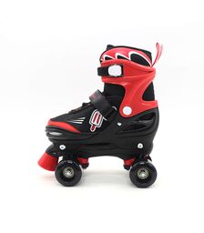 ΑΘΛΟΠΑΙΔΙΑ Αυξομειούμενα Inline/Roller Skates/Παγοπέδιλα, 3 σε 1, για Αγόρια Χρώμα (Κόκκινο), Μέγεθος (38-41)