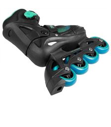 PLAYLIFE Joker Sky Αυξομειούμενα Πατίνια - Μαύρο/Μπλε Χρώμα (Μαύρο-Μπλε), Μέγεθος (28-31)