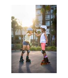 PLAYLIFE Joker Sky Αυξομειούμενα Πατίνια - Μαύρο/Μπλε Χρώμα (Μαύρο-Μπλε), Μέγεθος (28-31)