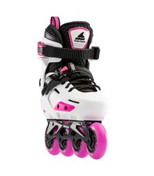 ROLLERBLADE Apex G Παιδικά Ρυθμιζόμενα Πατίνια - Λευκό/Ροζ Χρώμα (Λευκό-Ροζ), Μέγεθος (33-36)