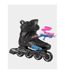 FR Skates FR J Αυξομειούμενα πατίνια παιδικά - Μαύρα Χρώμα (Μαύρο), Μέγεθος (32-34)