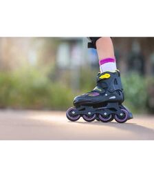 PLAYLIFE Joker Yellow Αυξομειούμενα Πατίνια - Μαύρο/Κίτρινο Χρώμα (Μαύρο), Μέγεθος (34-37)