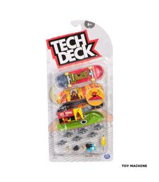 Tech Deck Fingerboard - Σανιδάκι δαχτύλου 4 τεμαχίων