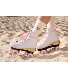 PLAYLIFE Classic Pale Rose Αυξομειούμενα Roller Skates Χρώμα (Λευκό-Ροζ), Μέγεθος (39-42)