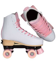 PLAYLIFE Classic Pale Rose Αυξομειούμενα Roller Skates Χρώμα (Λευκό-Ροζ), Μέγεθος (39-42)
