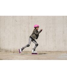 ROLLERBLADE Apex G Παιδικά Ρυθμιζόμενα Πατίνια - Λευκό/Ροζ Χρώμα (Λευκό-Ροζ), Μέγεθος (33-36)
