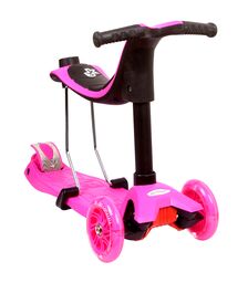 Αθλοπαιδιά Τρίροδο 3 σε 1 Πατίνι - Φούξια