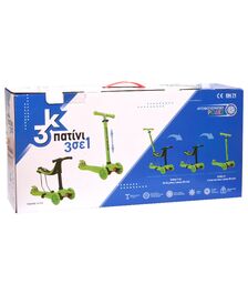 Αθλοπαιδιά Τρίροδο 3 σε 1 Πατίνι - Φούξια