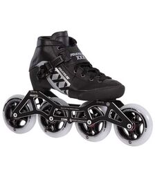 POWERSLIDE 3X Black Ρυθμιζόμενα Πατίνια - Μαύρο Χρώμα (Μαύρο), Μέγεθος (31-34)