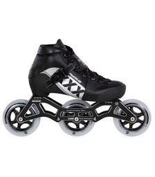 POWERSLIDE 3X Black Ρυθμιζόμενα Πατίνια - Μαύρο Χρώμα (Μαύρο), Μέγεθος (31-34)