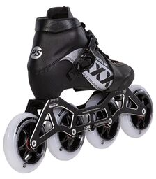 POWERSLIDE 3X Black Ρυθμιζόμενα Πατίνια - Μαύρο Χρώμα (Μαύρο), Μέγεθος (31-34)