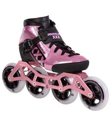 POWERSLIDE 3X Pink Ρυθμιζόμενα Πατίνια - Ροζ Χρώμα (Ροζ), Μέγεθος (31-34)